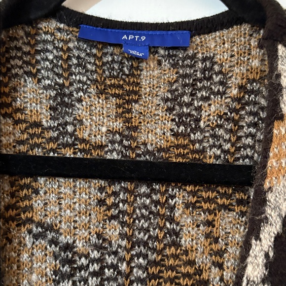 Apt. 9 Textured Knit Animal Print Cardigan - Picture 16 of 17